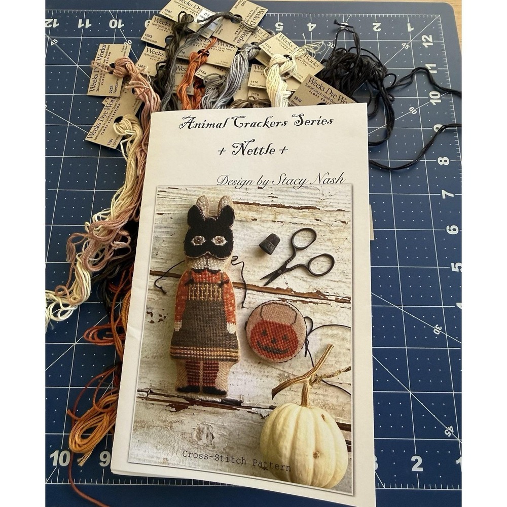 Animal Crackers Series Pattern - Nettle - Stacy Nash Designs w Threads